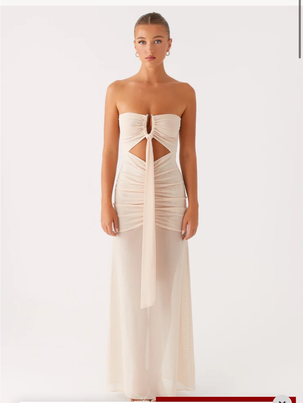 Peppermayo  Lovie Maxi Dress - Beige